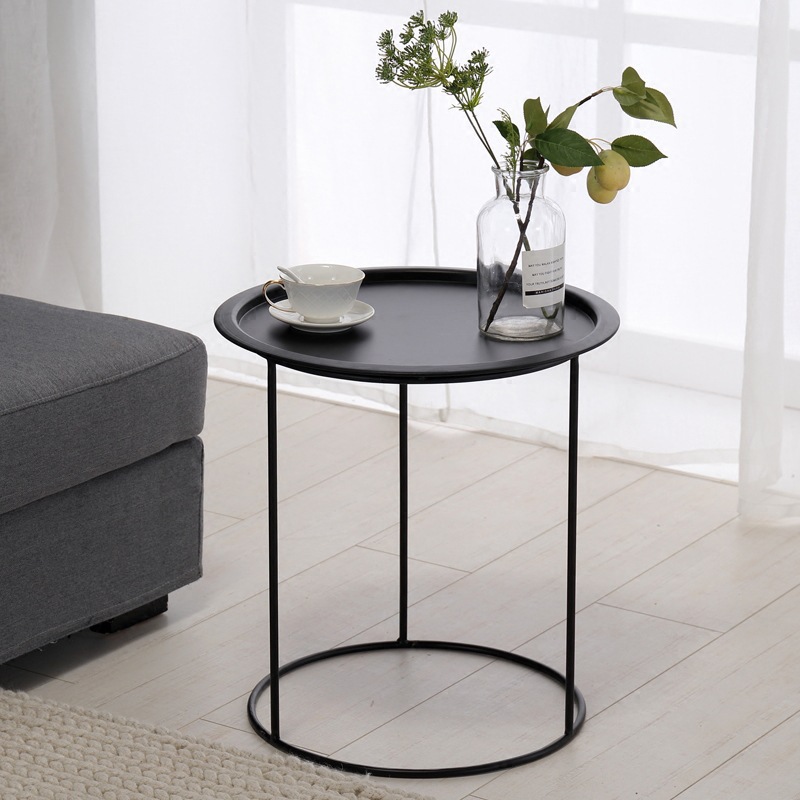 Modern simple living room wrought iron small coffee table Modern…
