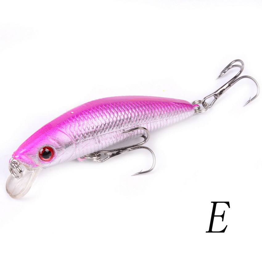 10 Colors Sinking Minnow Lures Deep Diving Minnow Lures Fresh Water Bass Swimbait Tackle Gear