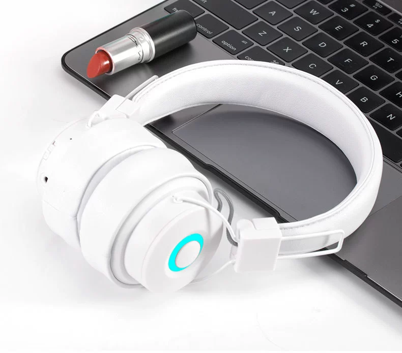 NIA -X10 беспроводные наушники с Bluetooth, мультимодальный плагин, карта mp3 радио LED цветная лампа, бас