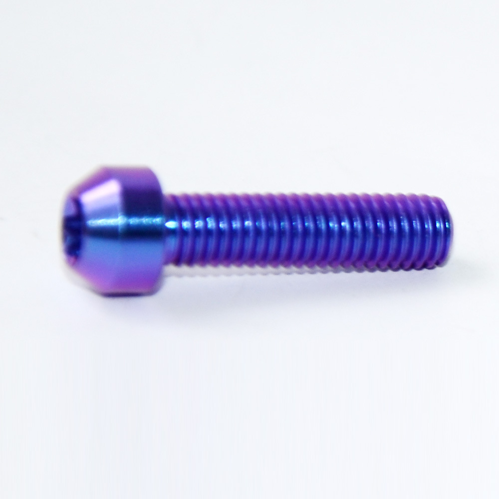 钛合金GR5 TC4 钛合金蝶形内梅花头螺丝 M6*35