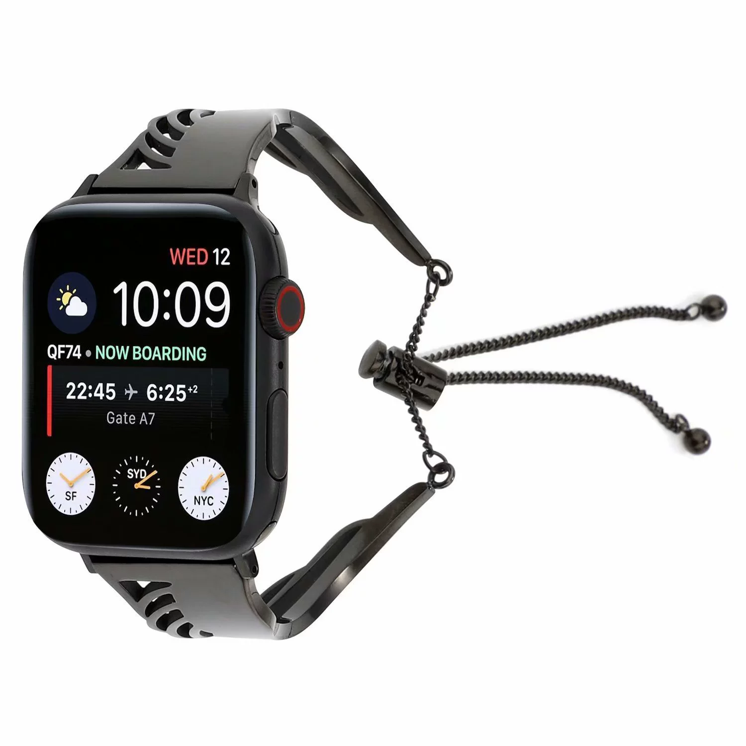 Переходящие через границу AppleWatch Apple Wing Wing металл браслет IWATCH нержавеющая сталь пряжка блок