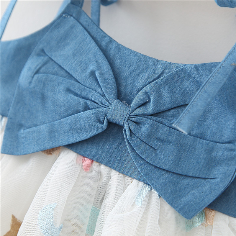 Denim Big Bow Dress