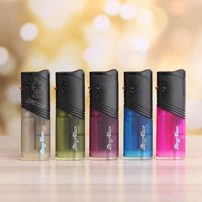 new pattern 678 transparent rubber Flip Straight Windbreak lighter customized originality personality advertisement lighter wholesale