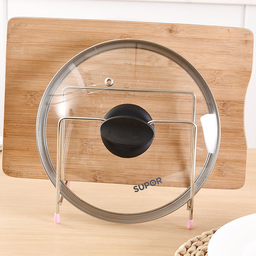 Multifunctional stainless steel pot lid rack, chopping board storage rack, kitchen chopping board rack, pot lid rack