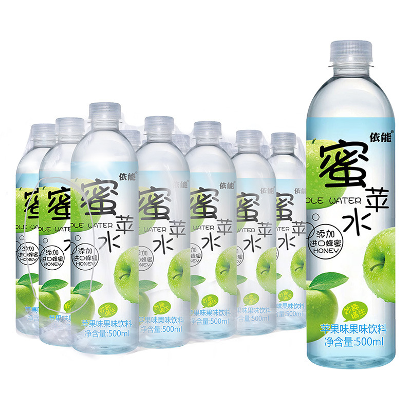 依能蜜苹水500ml*15瓶/箱 加了蜂蜜的苹果汁饮料