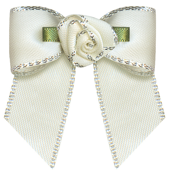 Yao Ming hecho a mano cinta arco regalo caja de joyería arco terminado ropa horquilla decoración estante de tres puntos nudo