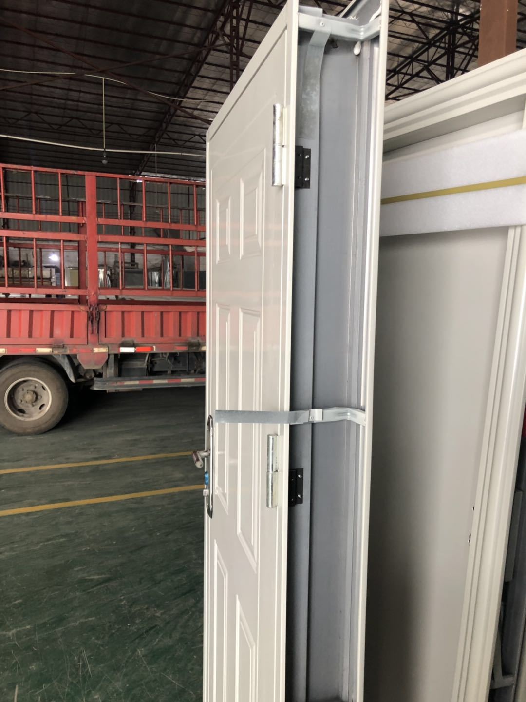 广东钢质复合门厂家 烤漆铁皮门 各种学校工程门 工厂宿舍门-阿里巴巴