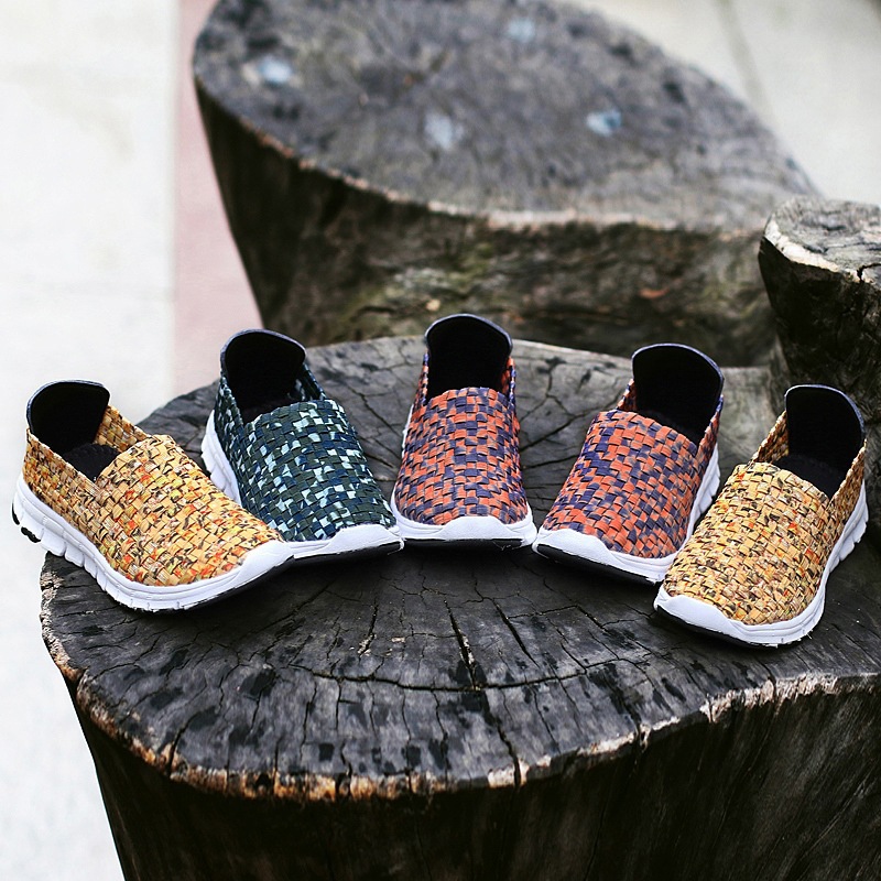 Autumn summer fashionable camouflage woven casual footwear