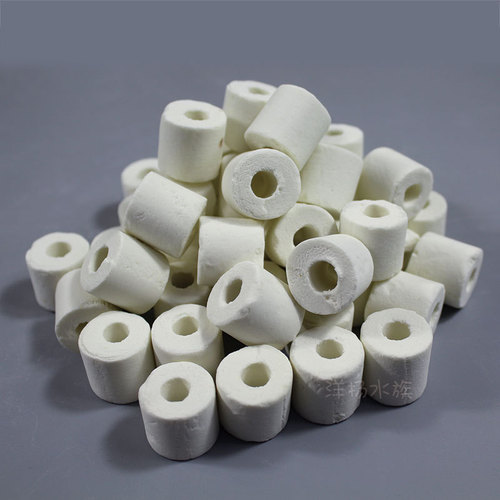 Xinyou fish tank porcelain ring ceramic ring filter material culture water purification filter material fish pond filter material magnetic ring upper and lower filter
