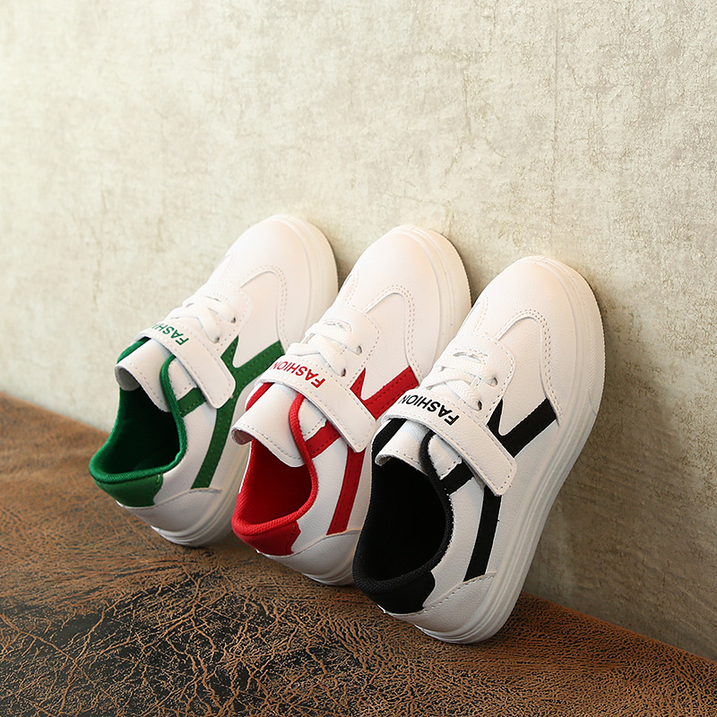 children's shoes girl White shoes 2019 new pattern Autumn children Sports shoes girl Spring and autumn payment Versatile skate shoes