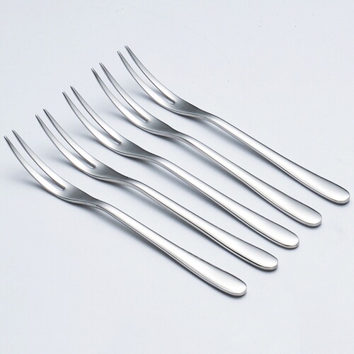 Creative 304 stainless steel fruit fork, home hotel thickened German ice cream spoon fork, cake stainless steel small fork