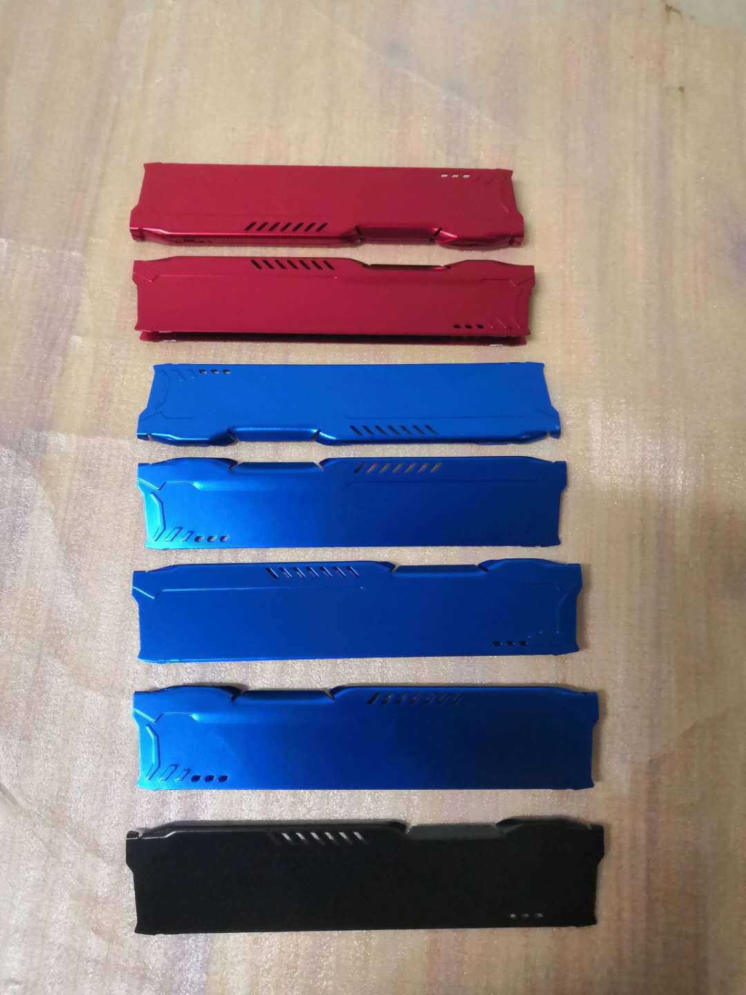 内存条DDR4 DDR3散热片马甲铝片 可定制LOGO批发生产可私模订制