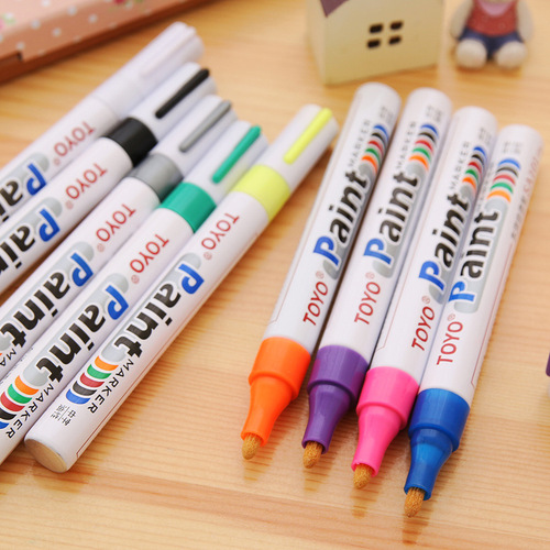 TOYO Toyo paint pen SA101 touch-up pen sign-in pen white paint pen marker pen tire pen mark diy