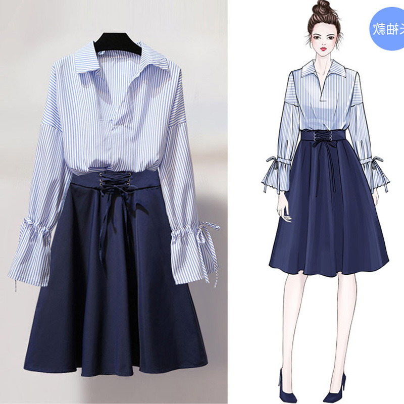 Costume femme en Mélange de coton - Ref 3334605 Image 8