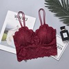 Lace sexy top with cups, T-shirt, protective underware, thin underwear, suitable for import, beautiful back