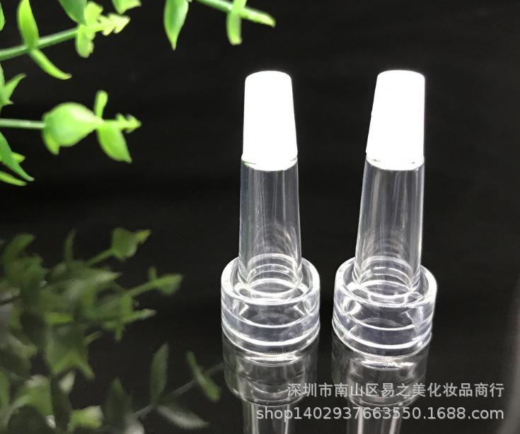 13牙食品级西林瓶配套软喇叭头高透明无味PVC滴头厂家现货直销