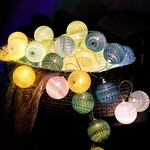 LED таиланд хлопок мяч свет нить фестиваль фонарь ins свадьба комната Макет рождество свет комнатный творческий декоративный свет