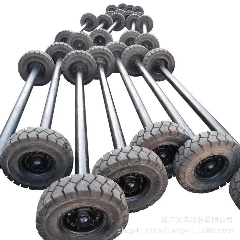 加强充气3t3.5吨 实心叉车轮胎650-10 28*9-15 825-15 700-12