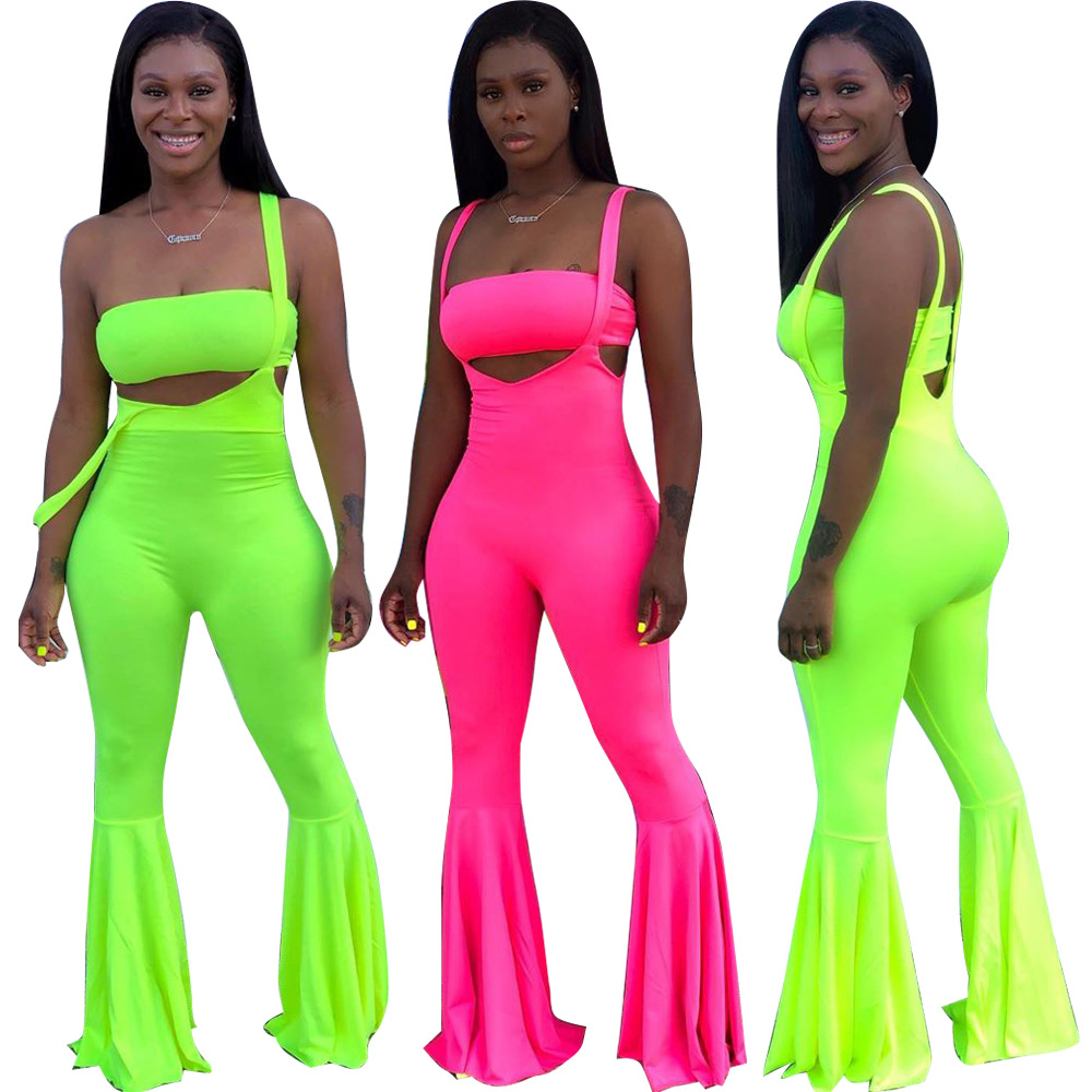 spandex suspender jumpsuit