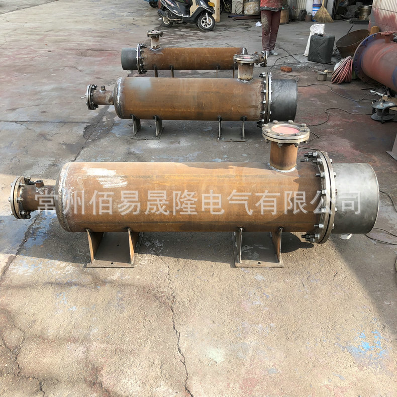 长期供应防爆蒸汽电加热器 大功率蒸汽电加热器 蒸汽消音电加热器