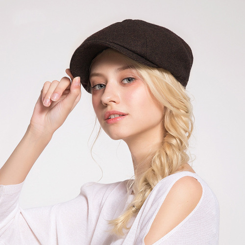 Party hats Fedoras hats for women Hat Women season Cape cap wool blended children cap duck tongue cap