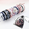 Hair rope, set, elastic base hair accessory, 12 pieces, South Korea