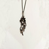 Fashionable trend glossy necklace, pendant stainless steel, accessory, Japanese and Korean, punk style