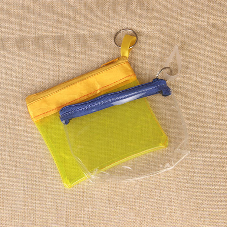 PVC塑料手提拉链袋 透明化妆拉链袋 多功能拉链袋