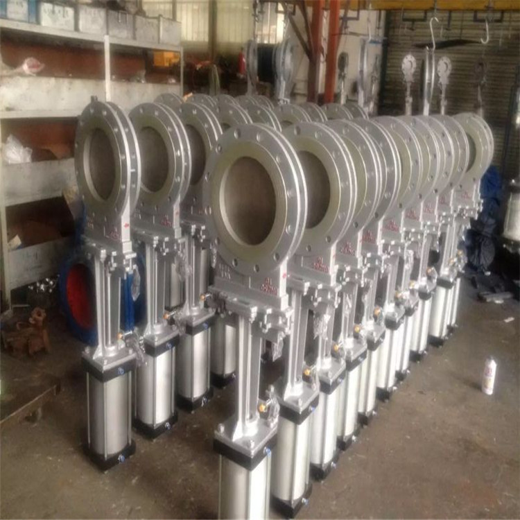 PZ673X-10P 手气两用刀型闸阀 PZ973X 软密封刀闸阀 气动插板阀