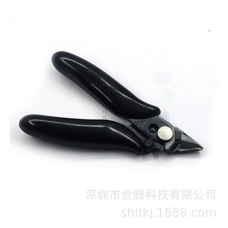 Mini alicates de corte pequeños de 3,5 pulgadas alicates diagonales de cigarrillos electrónicos con alicates de agua de bloqueo mango rojo de acero inoxidable 170