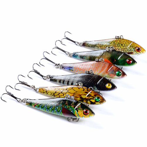 Lure bait submersible painted fake bait VIB full swimming layer bionic fish bait 6.5cm/8.5g plastic hard bait cross-border factory