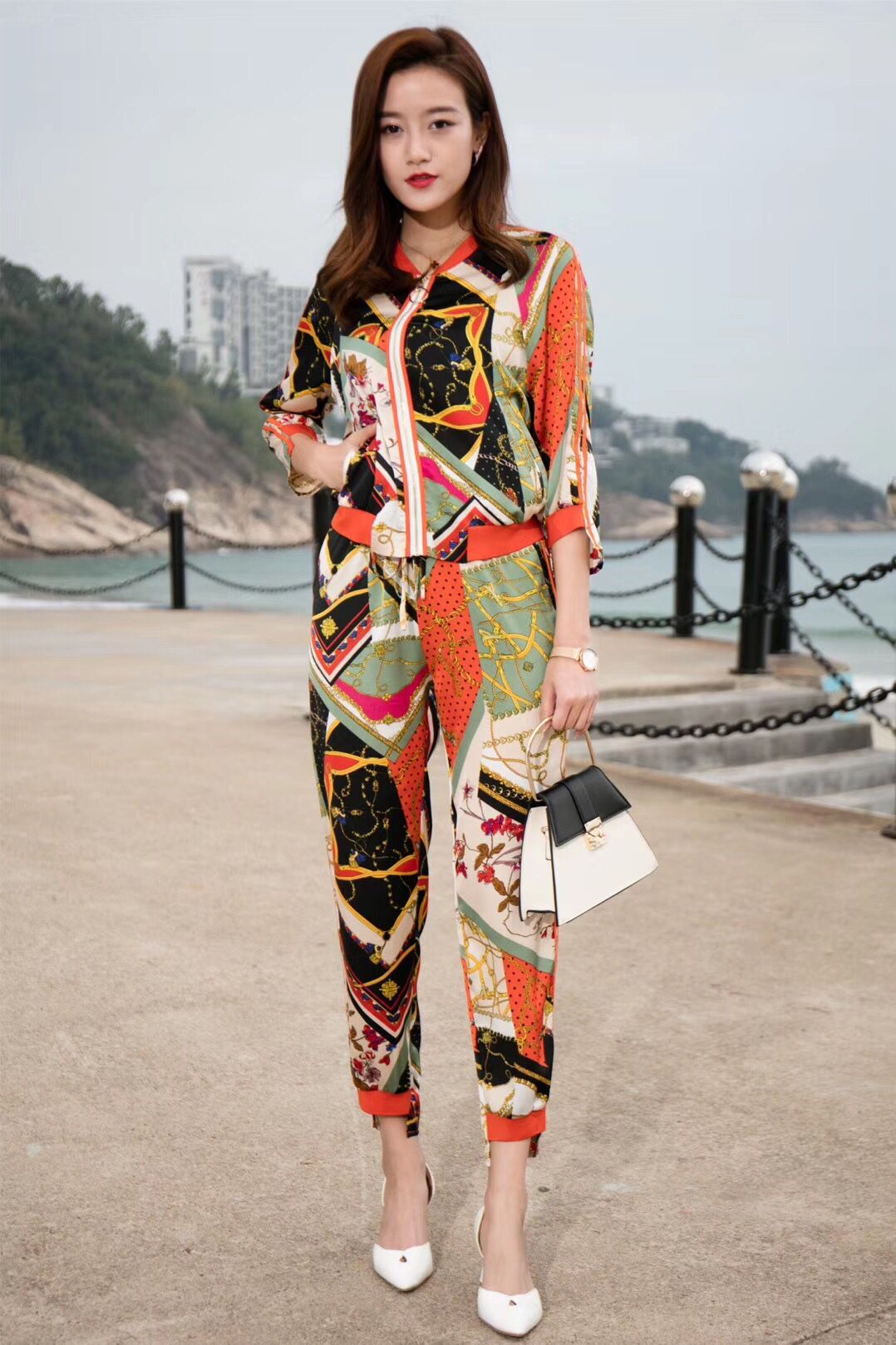 Costume femme en Mélange de coton - Ref 3334026 Image 6