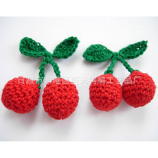 外贸手工钩针毛线花，手钩针花，钩针手钩花毛线饰品