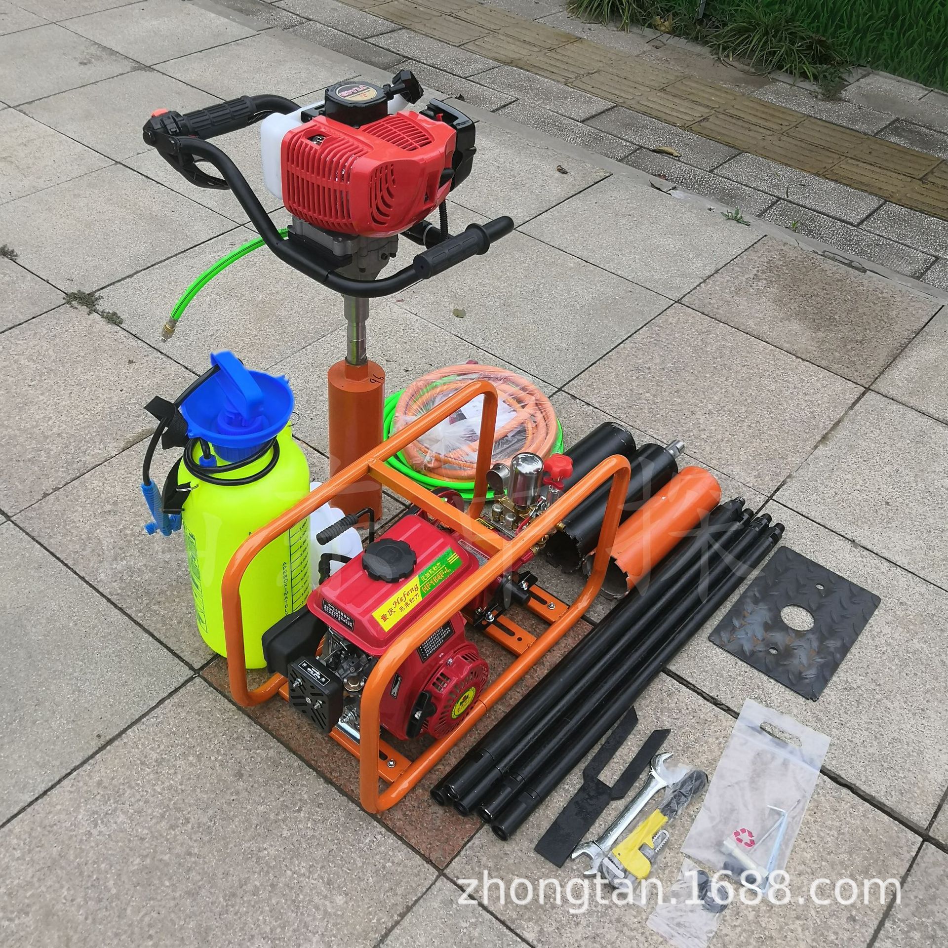 大量现货单人背包取芯钻机 岩石混凝土取样设备 小型地质勘探钻机