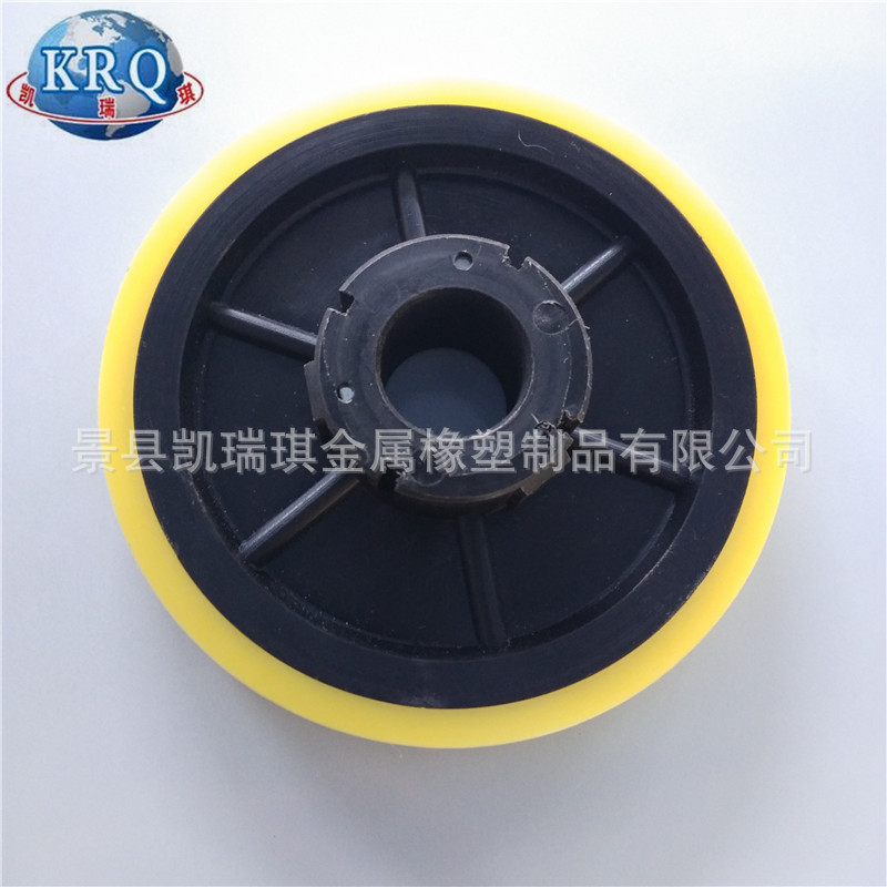 厂家供应玻璃机械输送轮@玻璃夹胶线滚轮φ25*φ126*h30