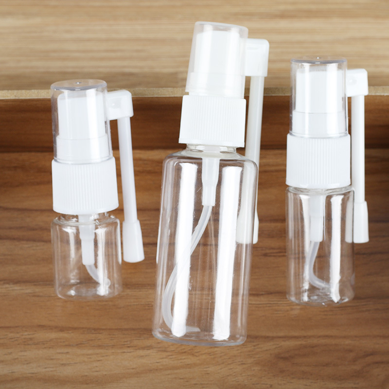 10/20/30ml botella de spray transparente de Nariz de elefante botella de spray para mascotas engrosada boquilla giratoria de 360 grados