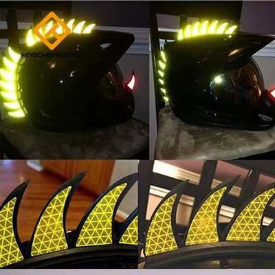 Reflective Helmet Sticker Body – Motorcycle Safety Supplies
