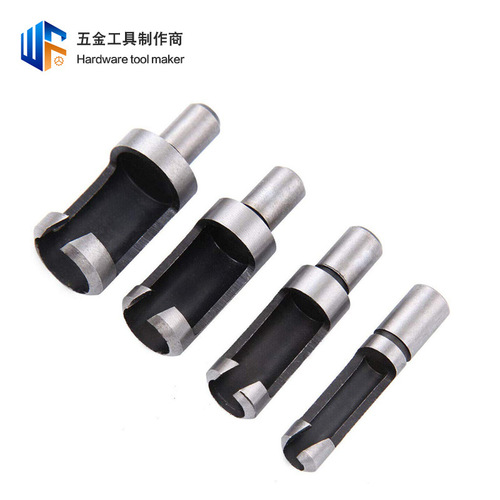 8-piece set of cork drill bits, carbon steel cork cutter set, tool barrel claw type round wood tenon drill woodworking hole opener