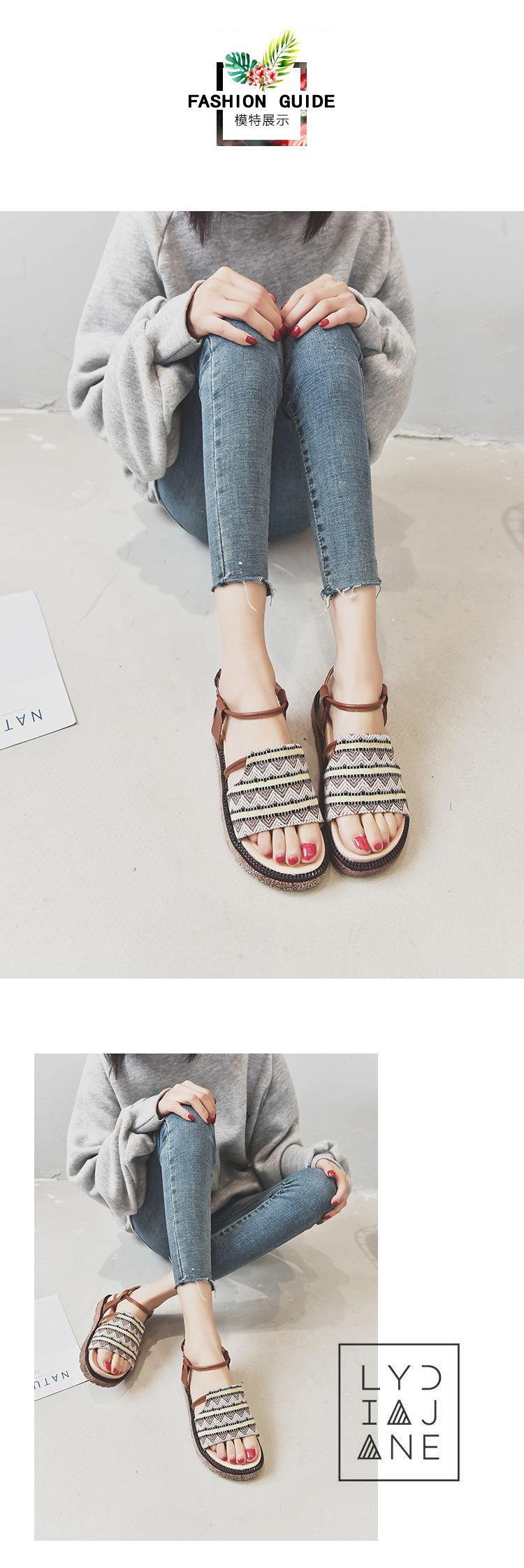 Chaussures été pour femme en Caoutchouc - Ref 3346924 Image 10