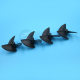 Ship model modification Marine three-blade propeller D47 52 55 57mm nylon propeller three-blade nylon propeller