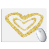 Cute girl girl heart, fresh literary and artistic love logo mouse pad