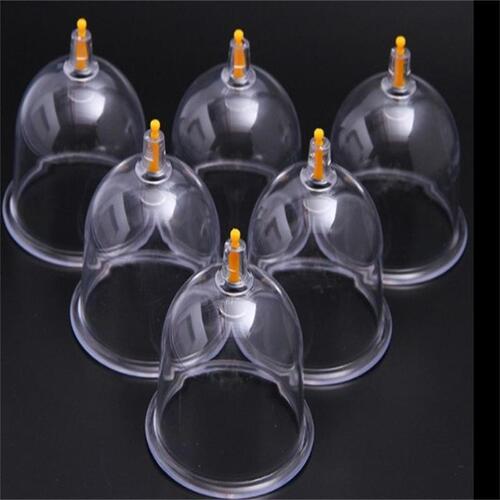 Vacuum cupping jars, large, medium, and small sizes, U-shaped joint type, loose cups, fire cups, household suction-type thickened single-use cups
