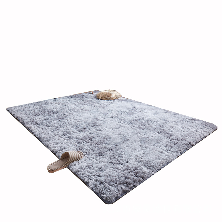 Tie-Dye Gradient Carpet Living Room Coffee Table Mat Plush Washable Floor Mat Bedroom Bedside Blanket Ins Scandinavian