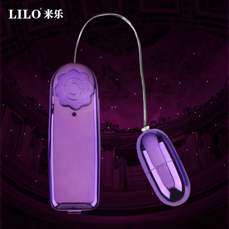 Color electroplated metallic single vibrating egg for women, sexy waterproof, vibrating clitoral orgasm masturbation device for men with generation
