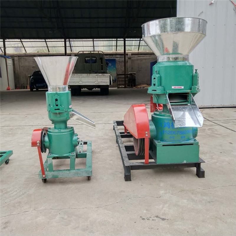 草粉压成型造粒颗粒机鸿祺机械养兔子颗粒饲料机 新型养殖颗粒机