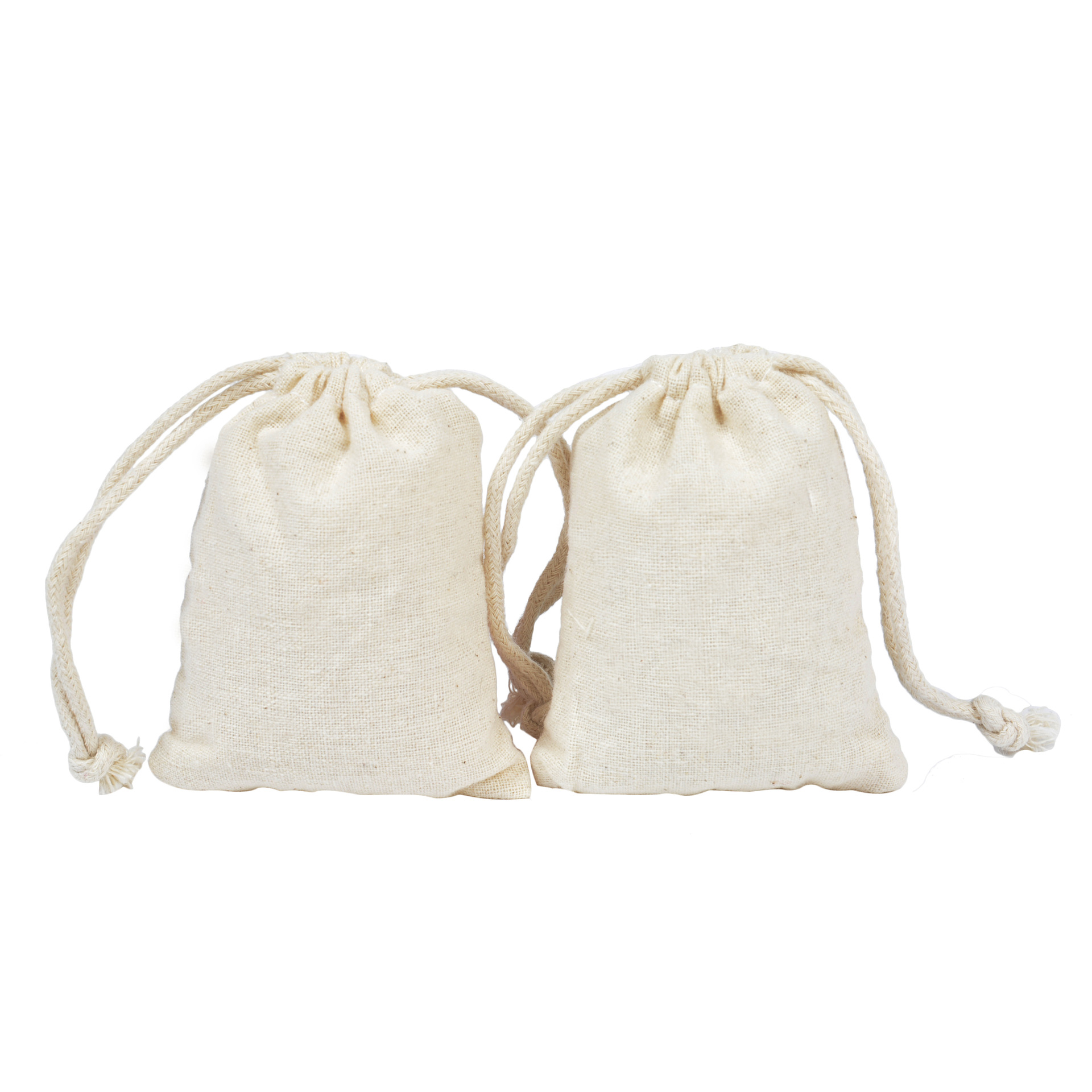 7*9 平口锁边束口棉布袋 珠宝首饰礼品包装收纳袋 现货批发印logo