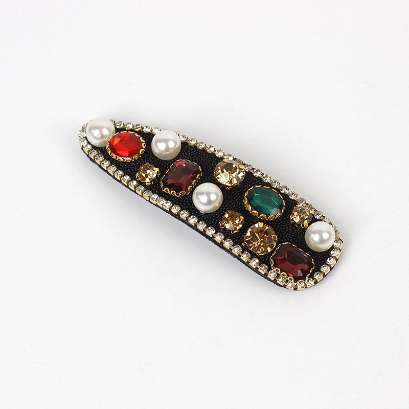 Colorful Diamond Retro Hair Clip display picture 6