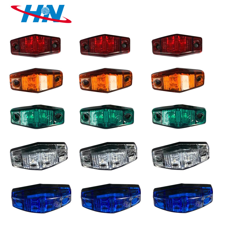 Fabricante de ventas transfronterizas en stock remolque ligero de peces humanos camión ligero redondo luz de giro camión luz trasera