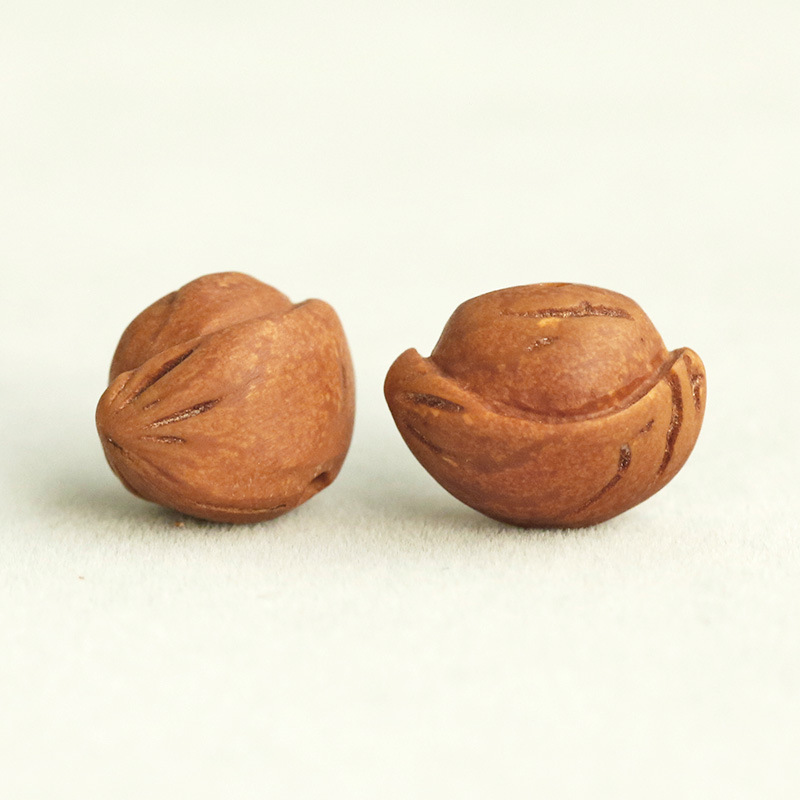 natural Dragon pattern Peach Botany Arts and Crafts manual diy Jewelry parts carving