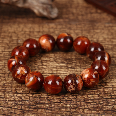 廠家批發直播展銷會地攤二代琥珀蜜蠟血珀藍珀金珀單圈手串男女款